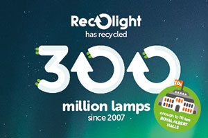 Recolight celebrates 300 Million recycling milestone by launching extended service offering