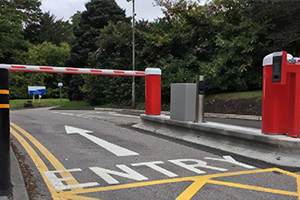 The new North West Ambulance Service security thanks to using the Nortech stainless steel bollards that house Nedap ANPR cameras.