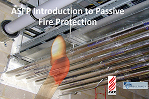 The ASFP Passive Fire Protection course poster