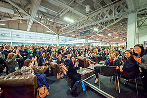 A group of women at the London Build Expo Women In Construction