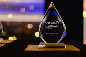 Solar & Storage Live - wholesale distributor of the year award