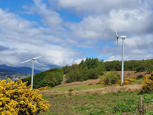 Renewable energy wind turbines