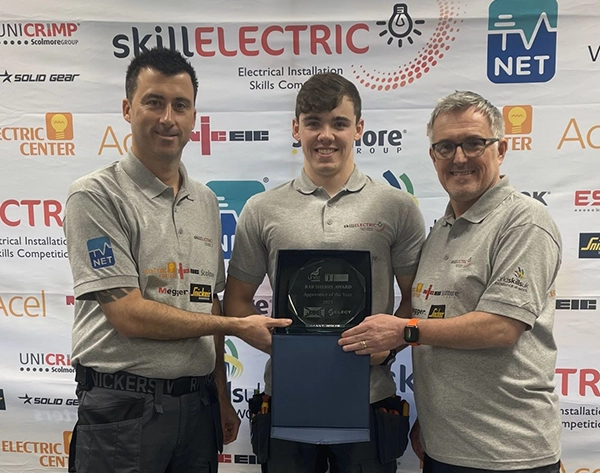 Talented young electrical apprentice Danny McBean chosen  to take part in prestigious competition