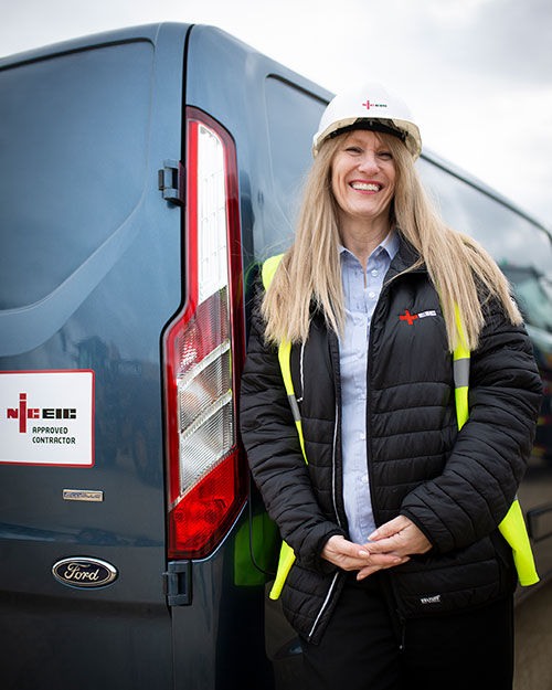 Lisa Burge NICEIC Area Engineer named Student of the Year whilst studying for her electrical qualification. A success story for International Women in Engineering Day