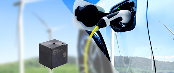 OMRON reveals ultra-compact power relay for high-voltage battery safety