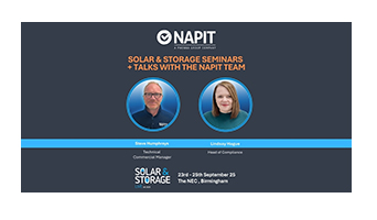 NAPIT will be at Solar & Storage Live UK 2025