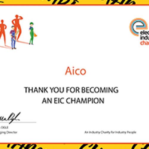 Aico becomes an EIC Champion