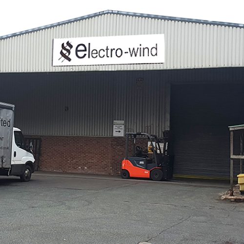 Electro Wind Building at rear