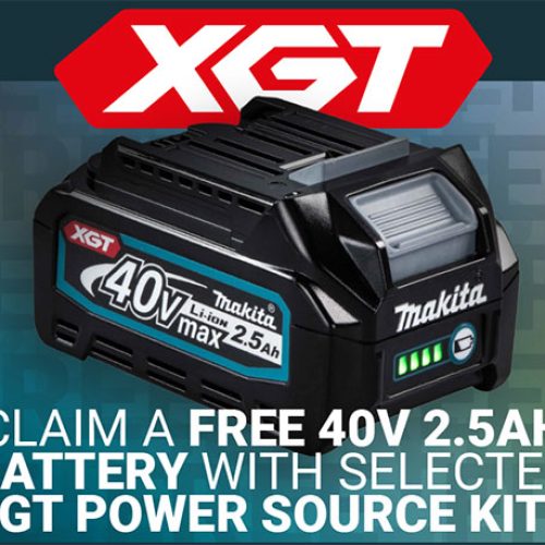 Power up your tools with Makita’s latest XGT Power Source Kit redemption