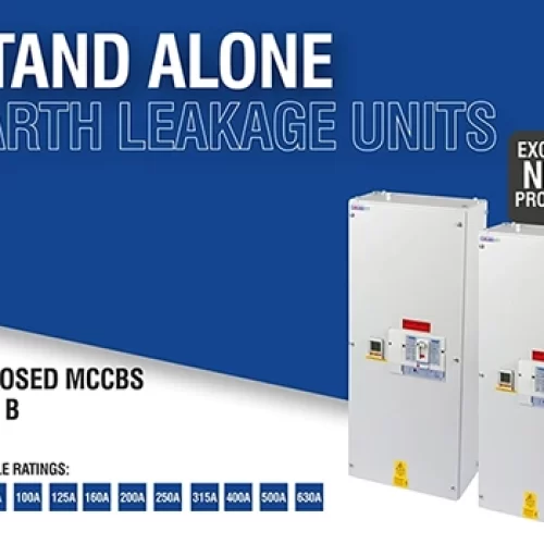MCCBs fitted with Type B Earth leakage relay