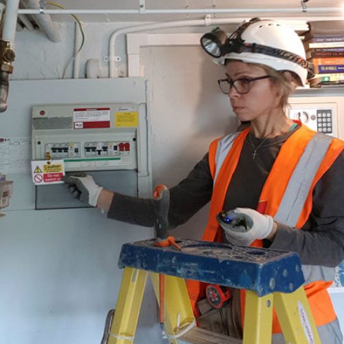 XS Training Spring 2023 lady working