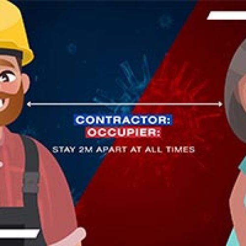 Guidance to contractors and customers during emergency domestic work