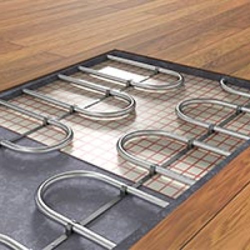 Wet underfloor heating blows electric out of the water 